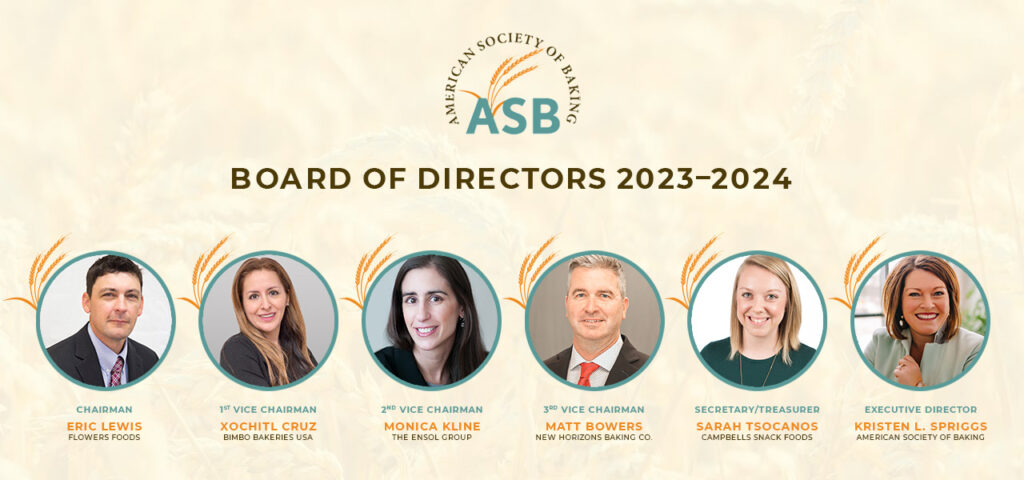 On March 2, 2023, the American Society of Baking (ASB) held their yearly election to appoint new members to the society’s board of directors.