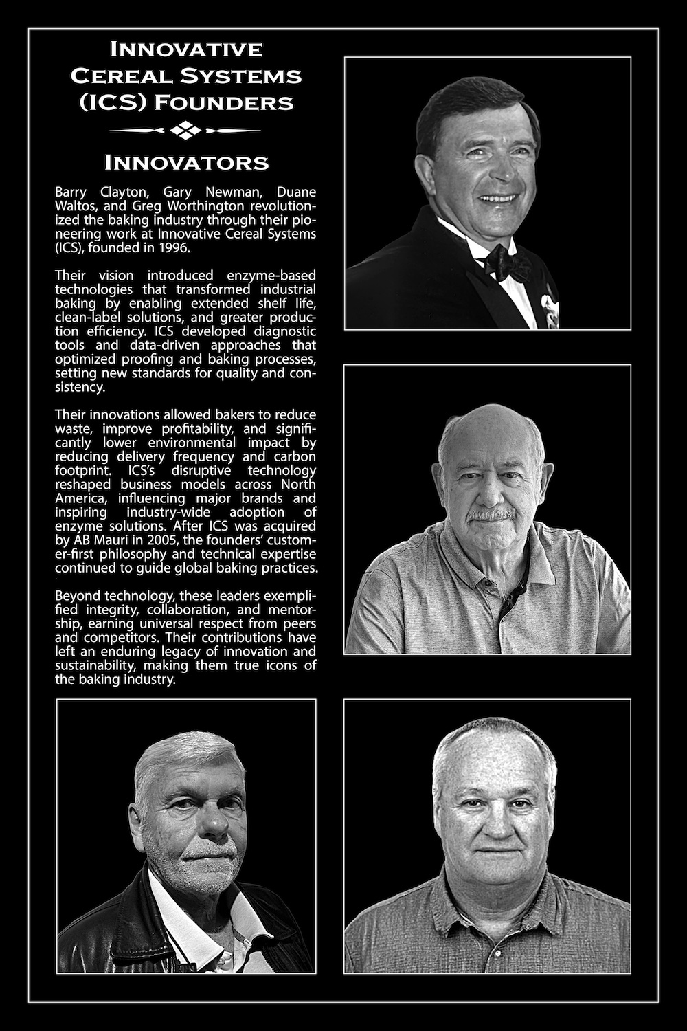 ICS Group 2026 Baking Hall of Fame